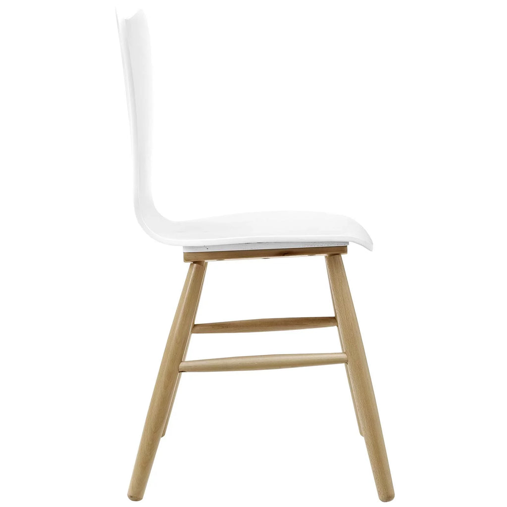 White Wood Dining Chair L66829
