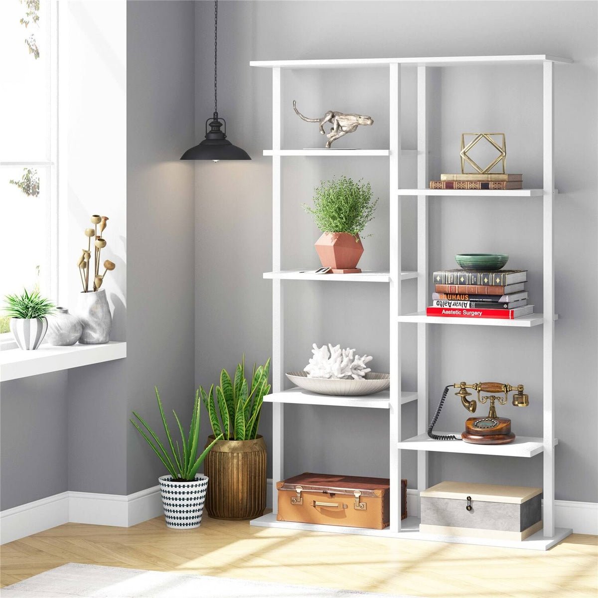 5-Tier Brown Bookcase M794127