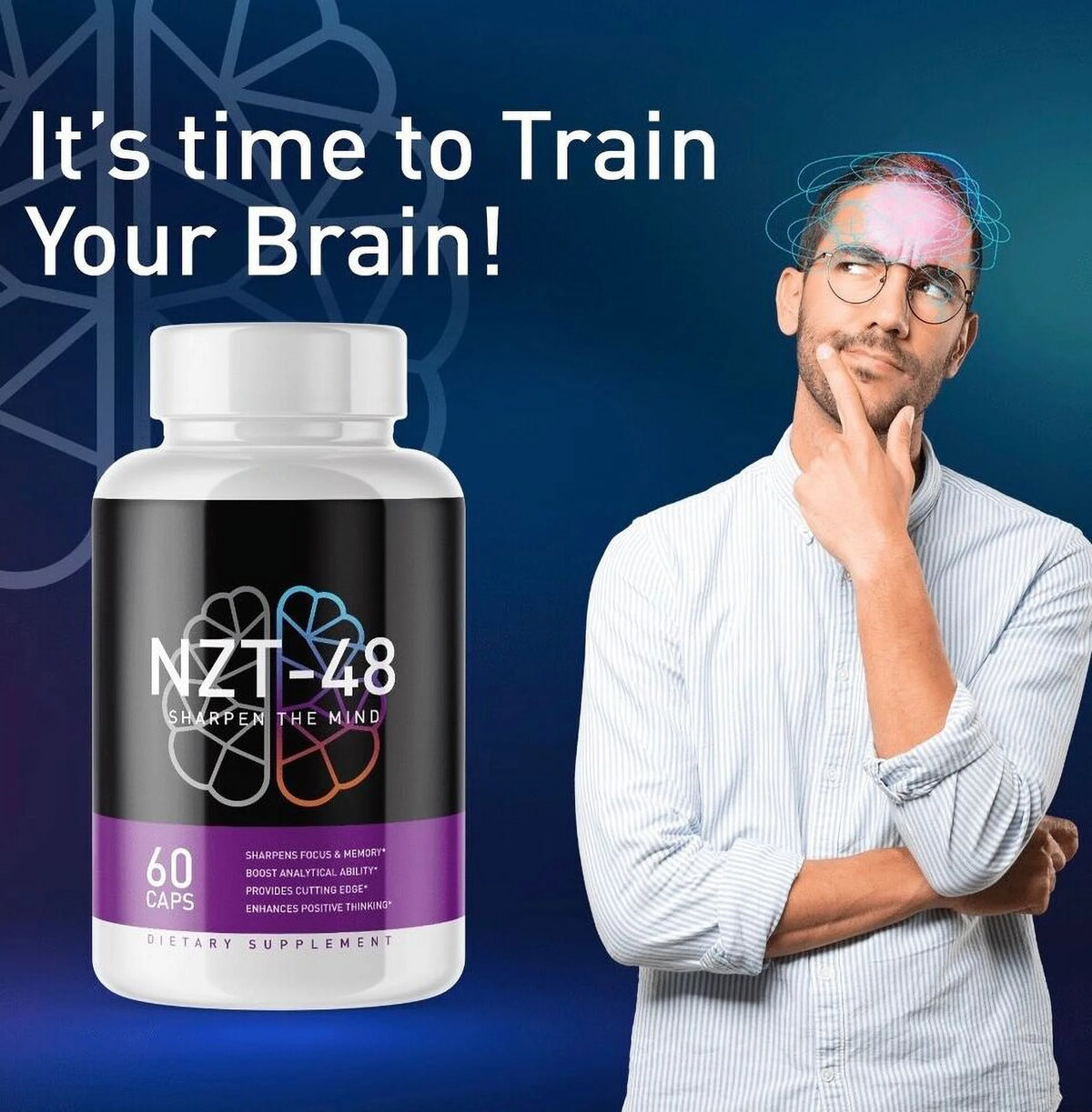 60 Capsules (3 Pack) Brain Booster U642087