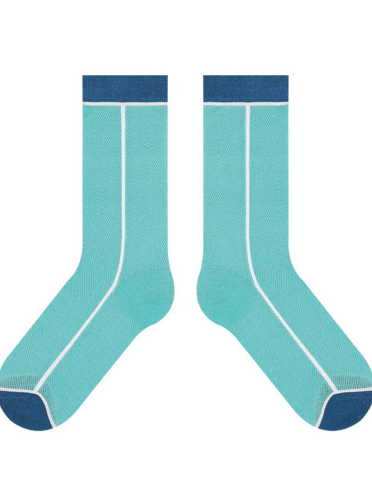 Sheer Crystal Glass Silk Socks F19312