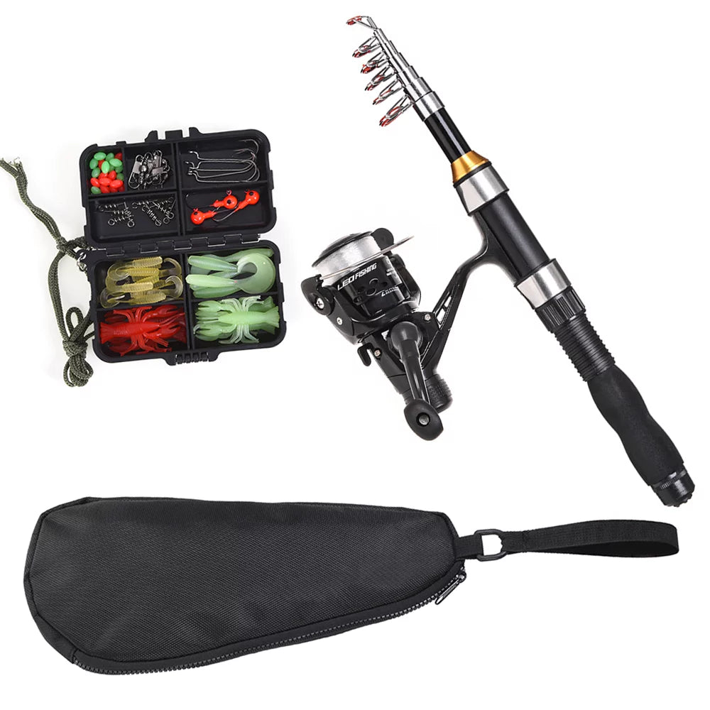 Fishing Rod Reel Combo Full Kit T83344