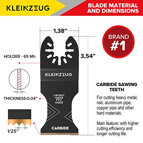 Carbide Oscillating Tool Blades for Metal V783290