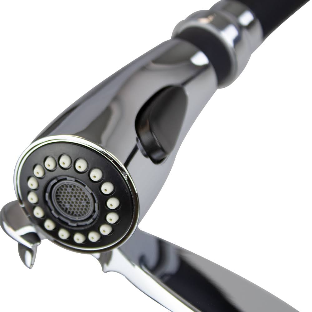 Polished Chrome Pull-Out Kitchen Faucet J4060