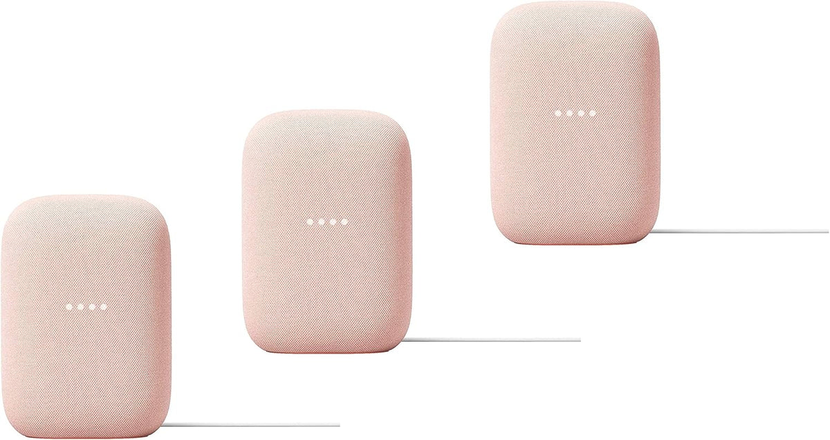 Audio Smart Speaker with WiFi and Bluetooth Streaming (2-Pack: Sky) U94530