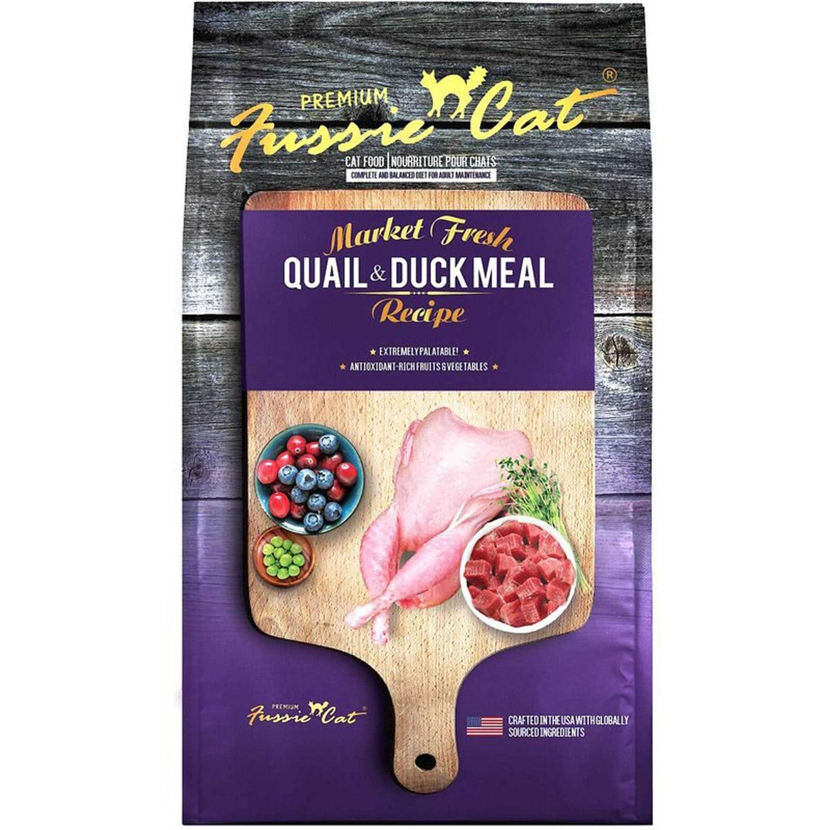 Quail & Duck Meal Dry Cat Food H551