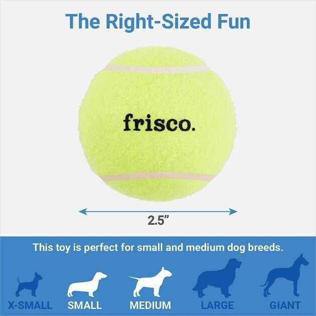 Squeaky Tennis Ball Dog Toy P73511