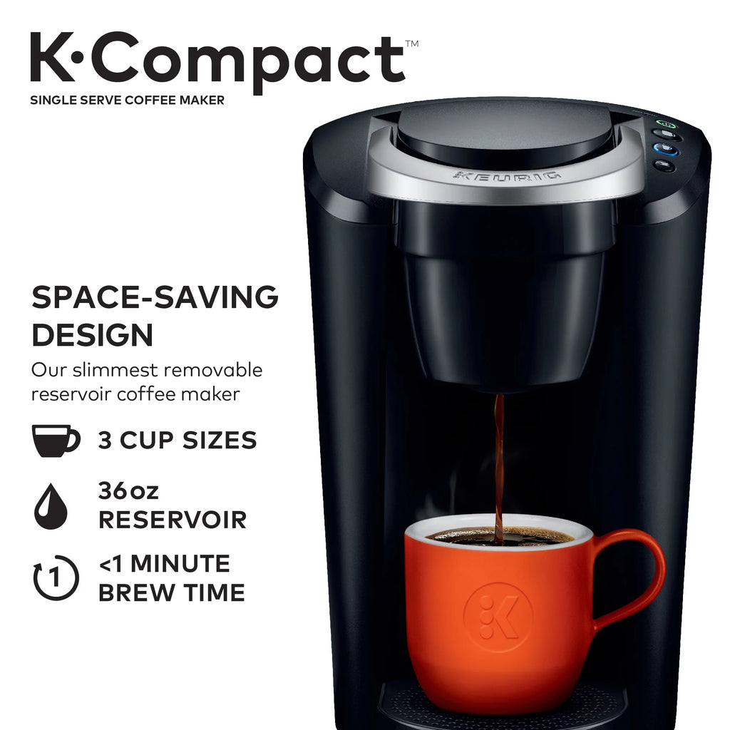 Black Single-Serve K-Cup Pod Coffee Maker L93179