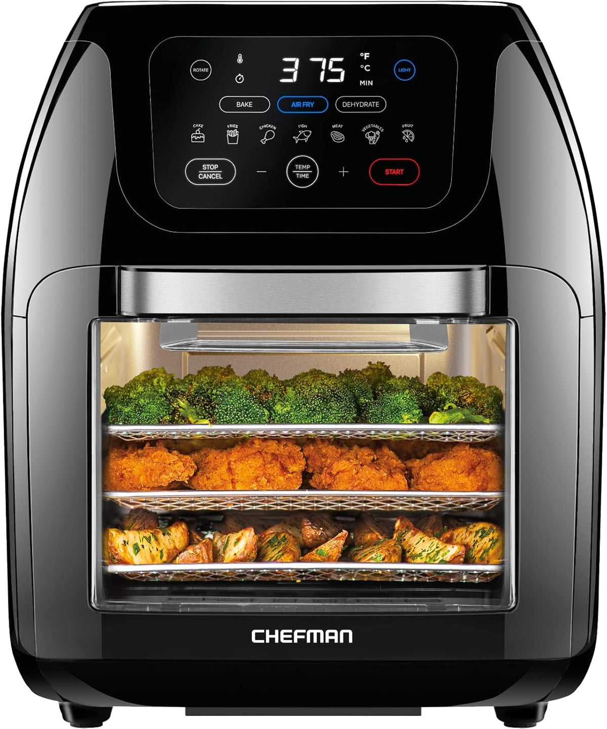 10L Air Fryer with Rotisserie and Dehydrator W14982