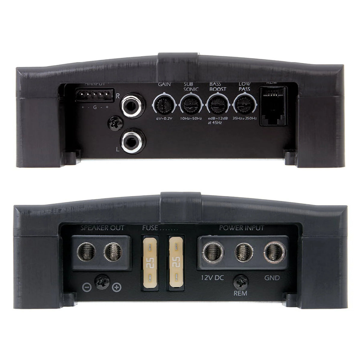 1-Channel 2 Ohm Stable 2,500 Watt Max Amplifier H155