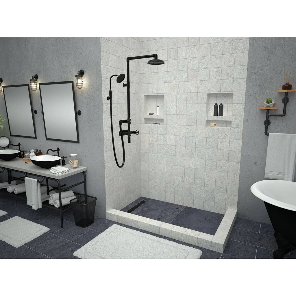 Bronze Double Threshold Shower Base B580895