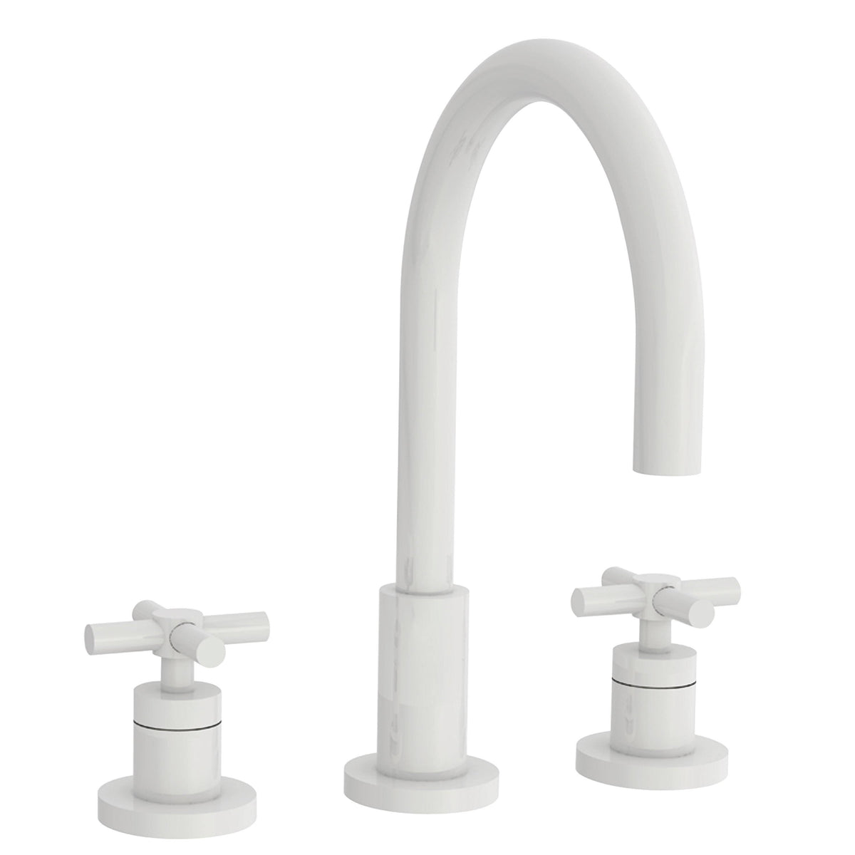 White Widespread Lavatory Faucet J259