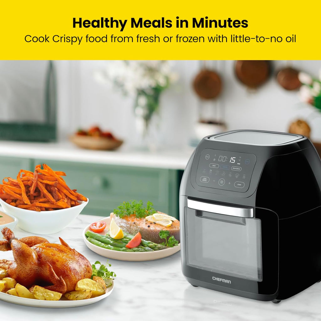 10L Air Fryer with Rotisserie and Dehydrator W14982