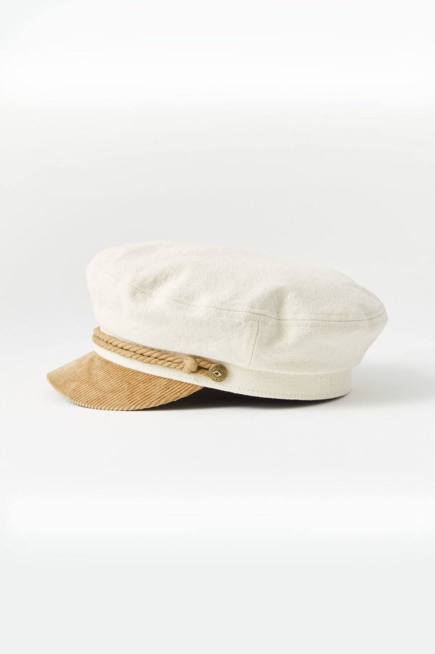 Beige/Tan Fiddler Cap Q202