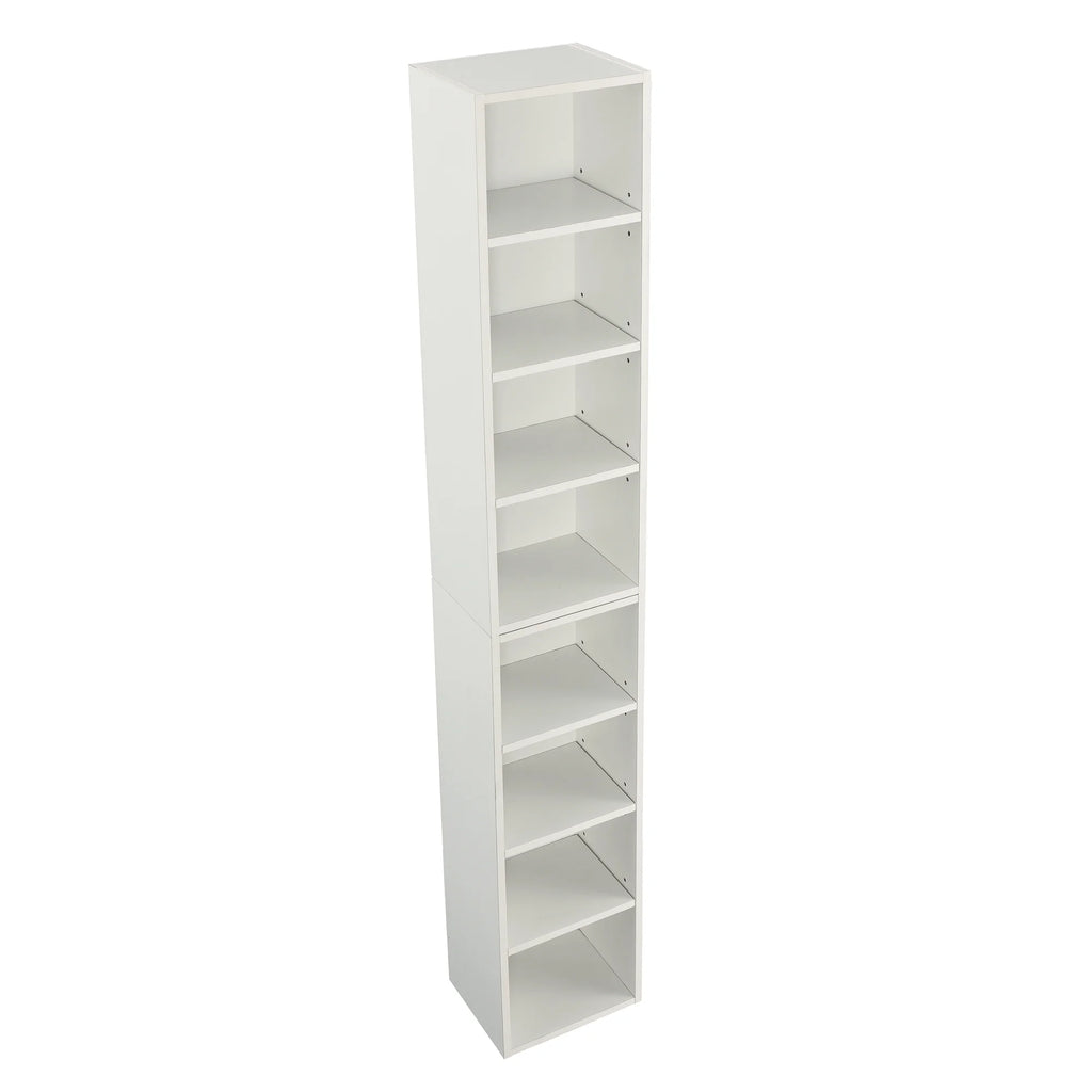8-Tier Media Tower Rack with Adjustable Shelves Z46560