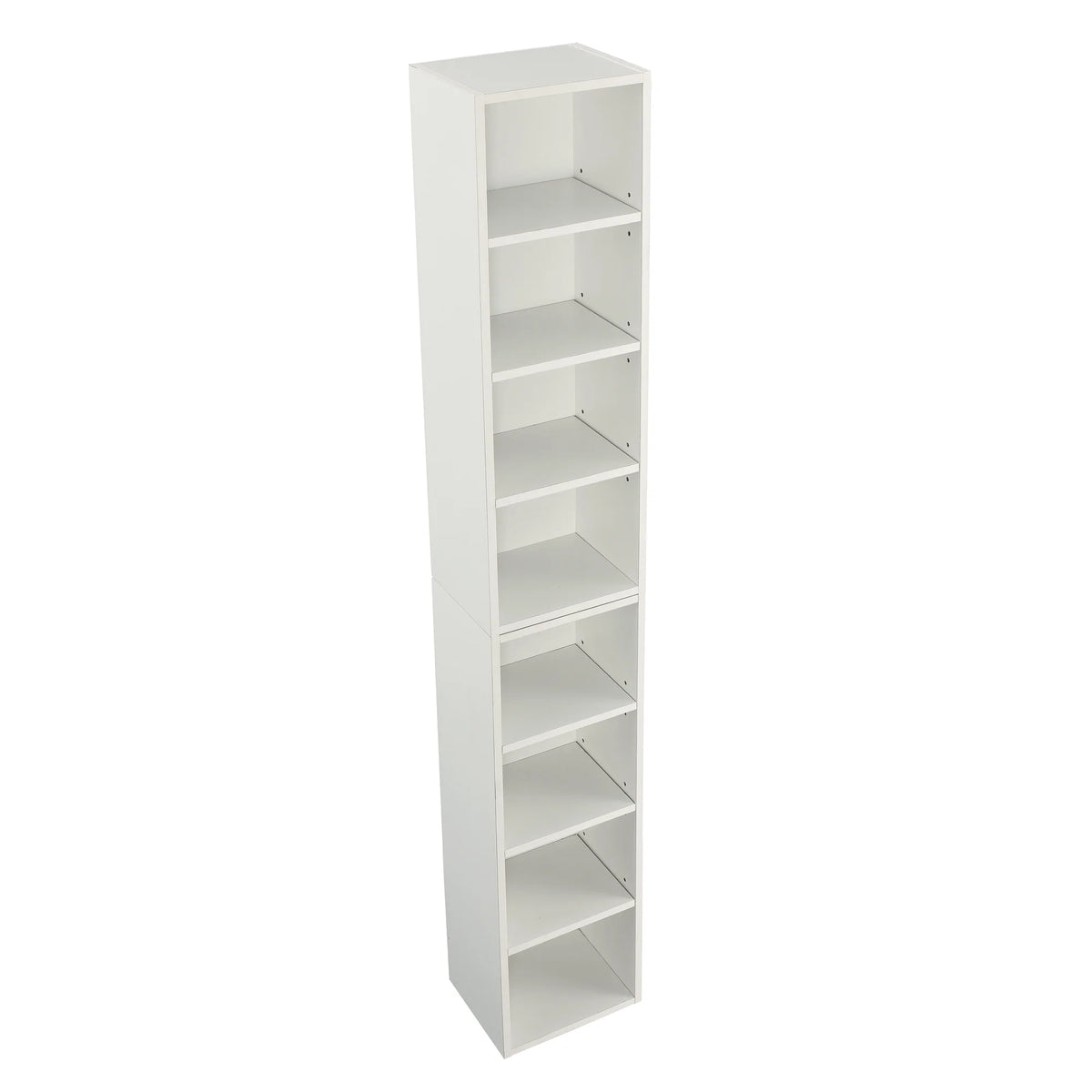 8-Tier Media Tower Rack with Adjustable Shelves Z46560