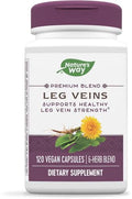 120 Vegan Capsules 6-Herb Blend Leg Veins M879335