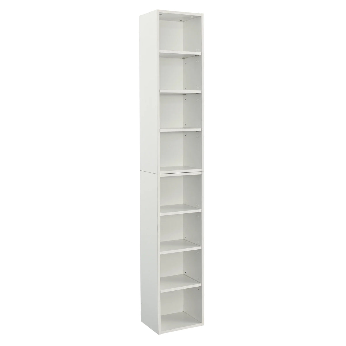 8-Tier Media Tower Rack with Adjustable Shelves Z46560