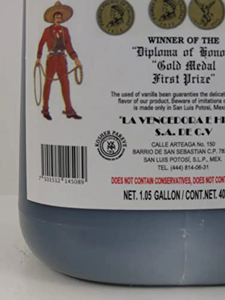 1 Gallon Pure Mexican Vanilla Extract P817