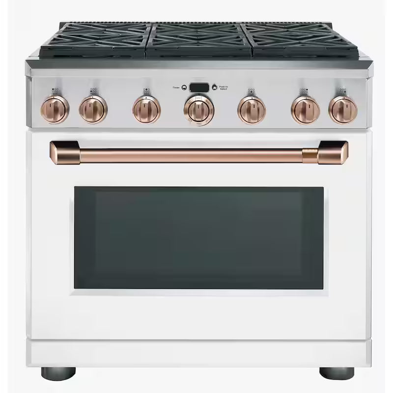 Brushed Copper Gas Range Handle and Knob Kit G804
