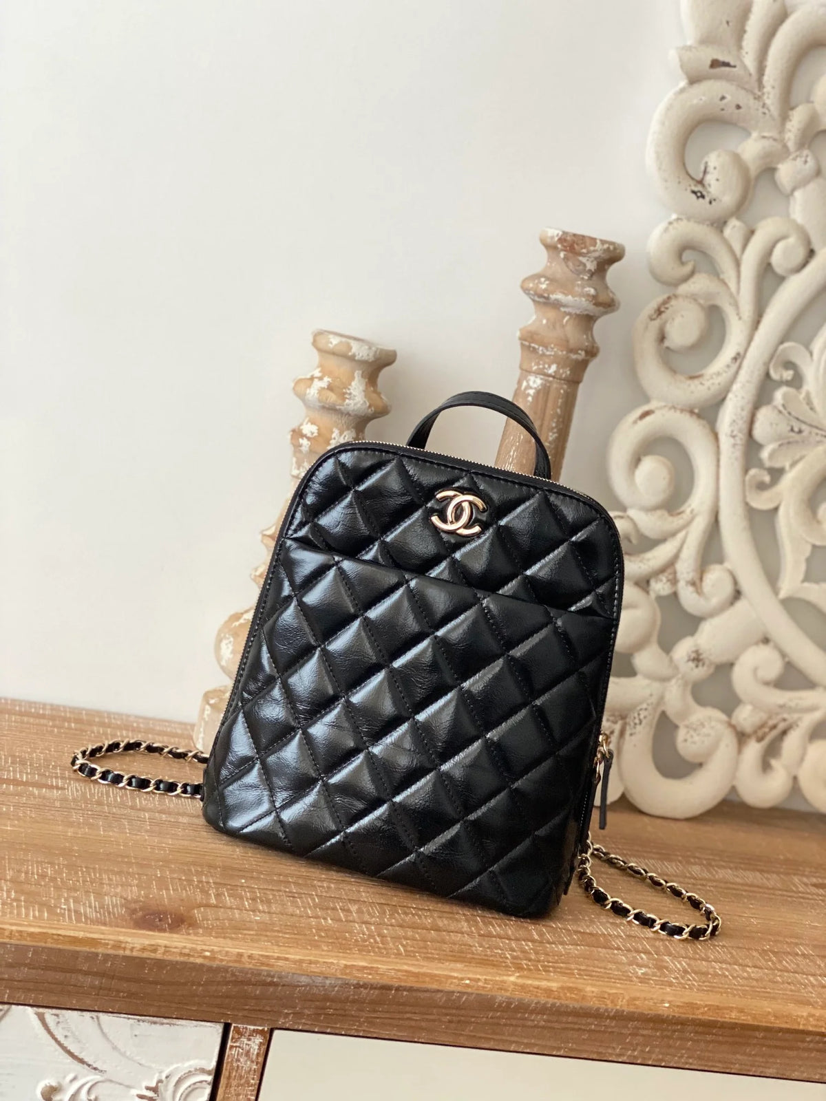 Black Backpack Q297