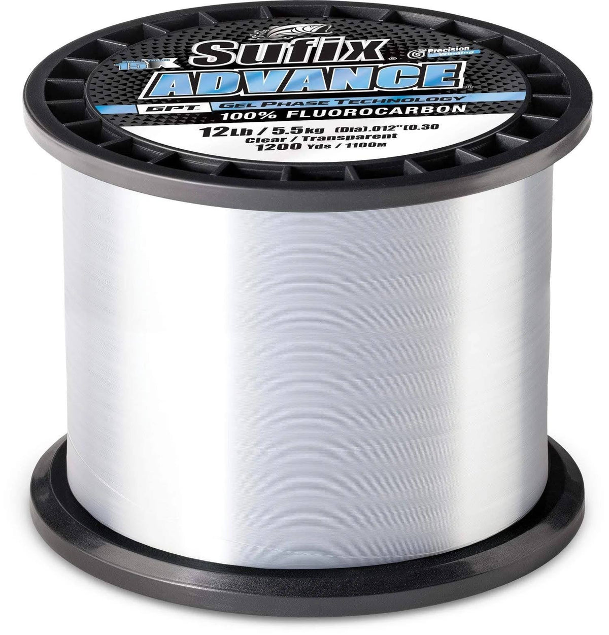 1200 Yards 8 Pound Fluorocarbon Bulk Spool G7287