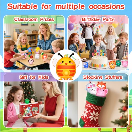 Advent Calendar 3D Pop Animal Fidget Toys N345