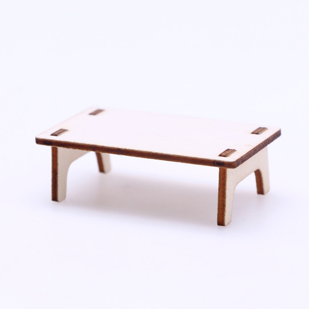 10pcs Mini Wooden Table Model Furniture Ornament Y41557