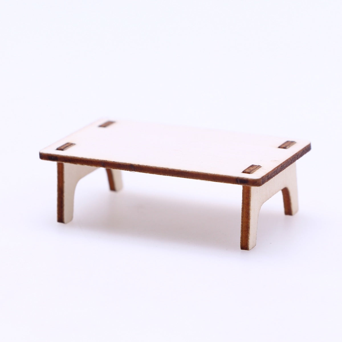 10pcs Mini Wooden Table Model Furniture Ornament Y41557