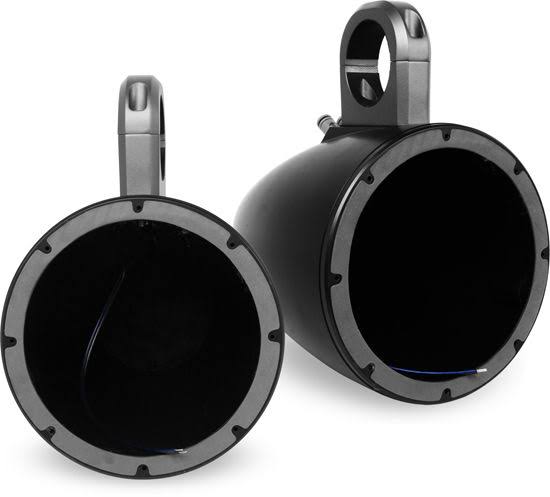 Black Marine Tower Speaker Enclosure, 2 pack O250319