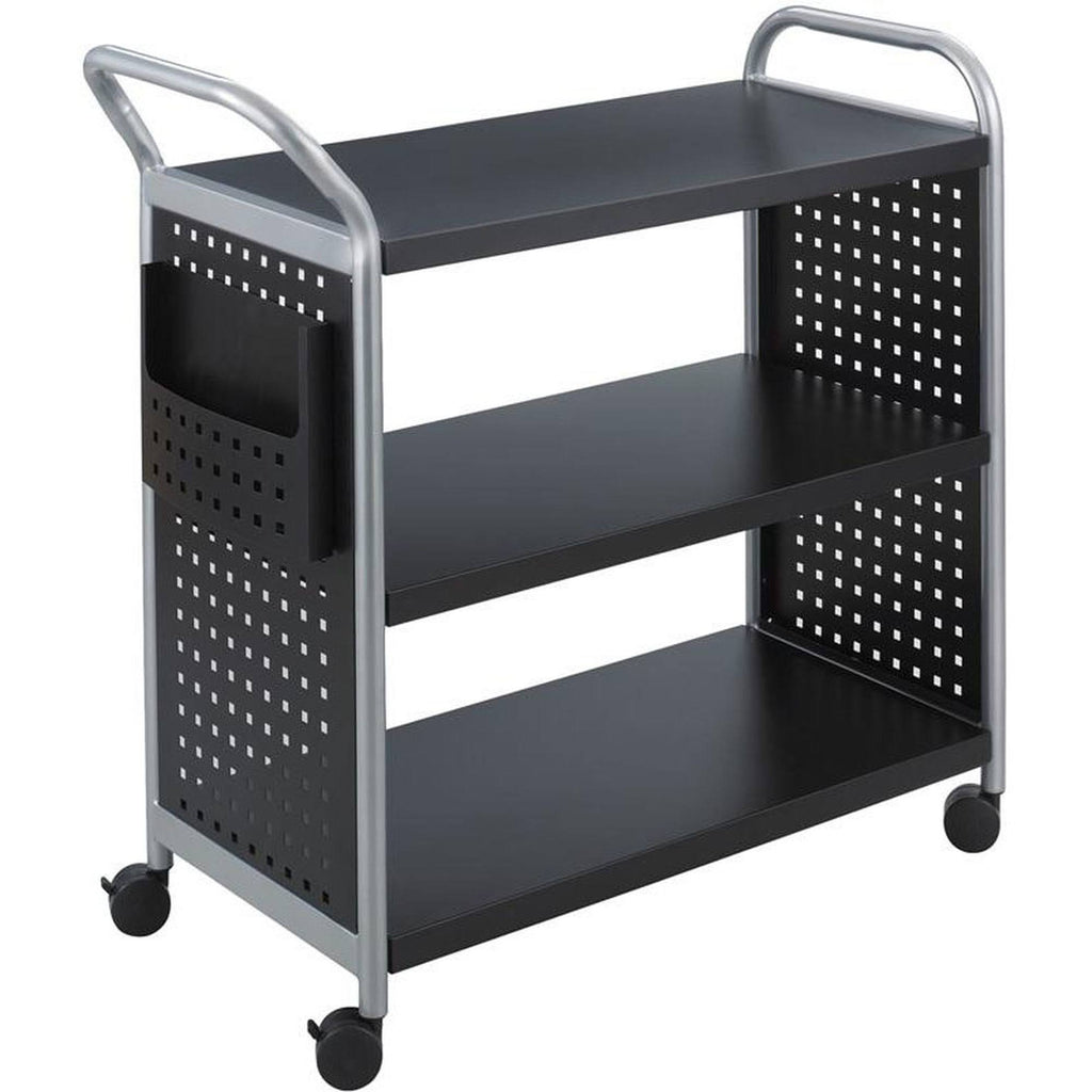Black 3 Shelf Utility Cart I88611