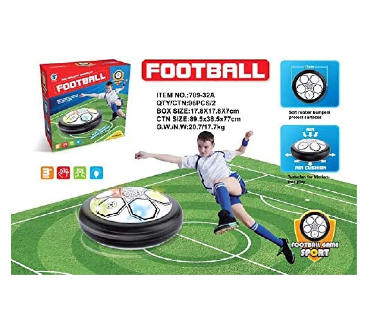 Air Cushion Soccer with LED Light X96497