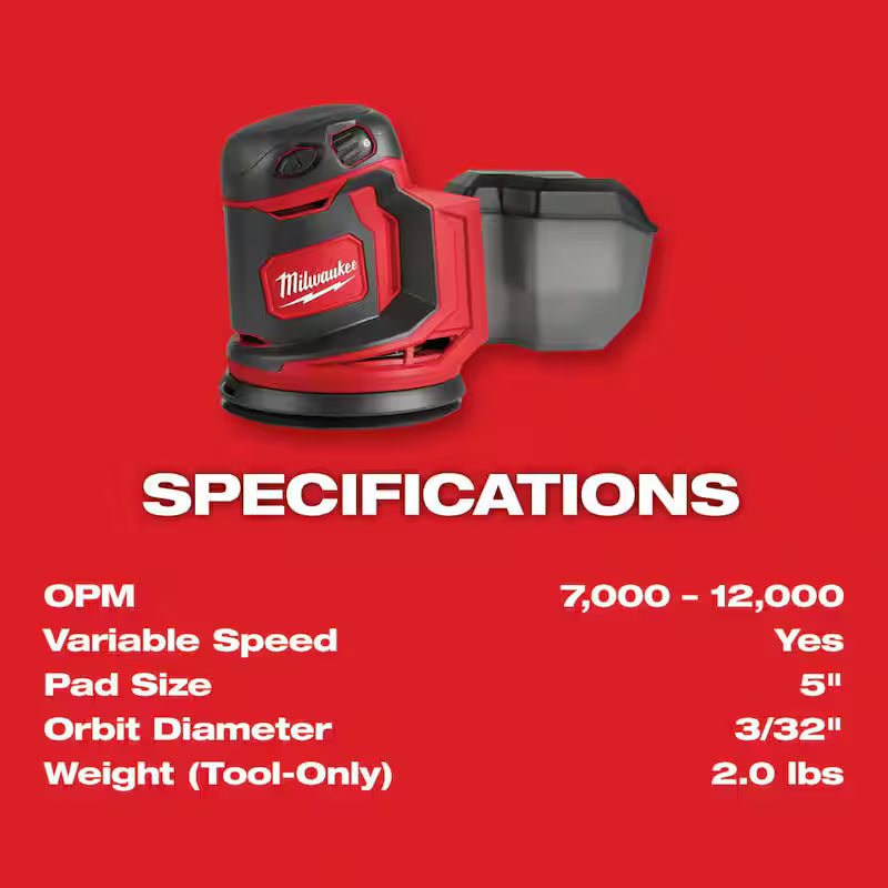 18V Cordless 5 in. Random Orbit Sander W4866