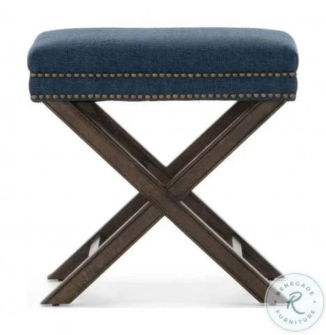 Indigo Ottoman Q343