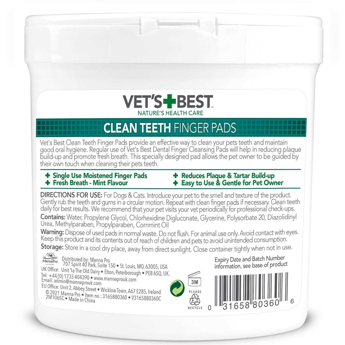 Clean Teeth Finger Pads W860203