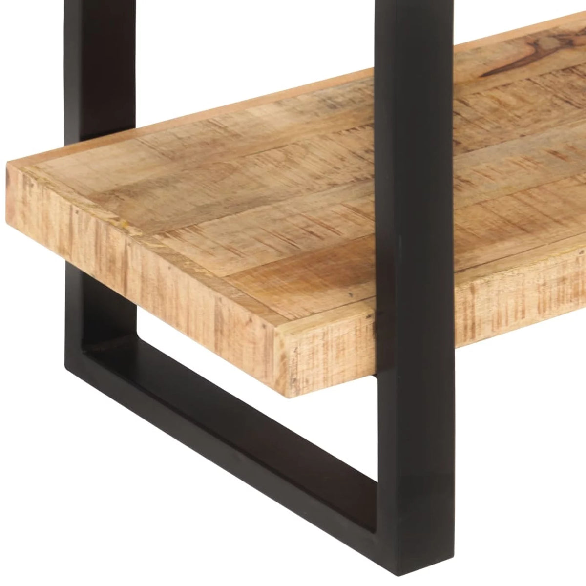 4-Tier Rough Mango Wood Bookcase U757