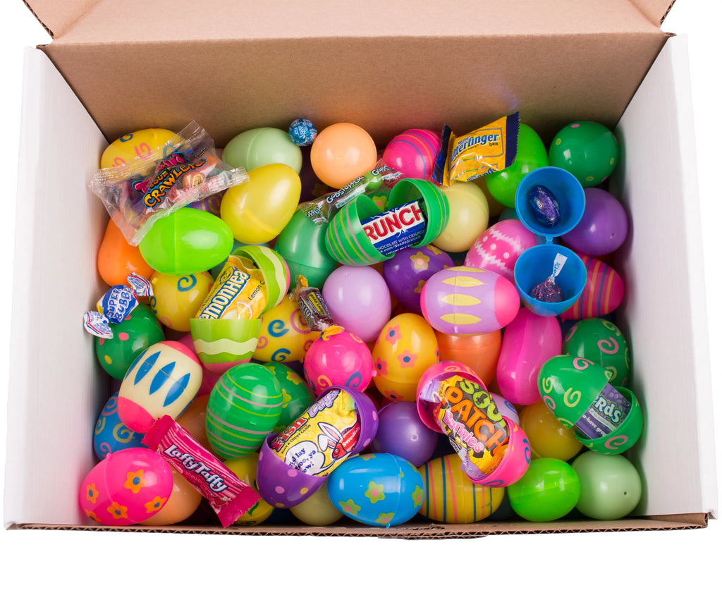 25 Pre-Filled Easter Eggs with Candy & Chocolate A796