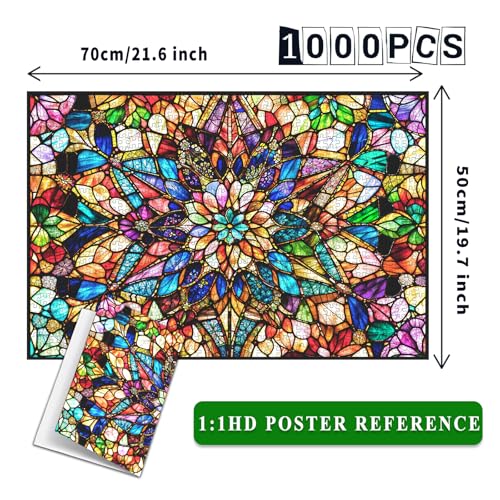 1000 Pieces Jigsaw Puzzles with Poster L7300