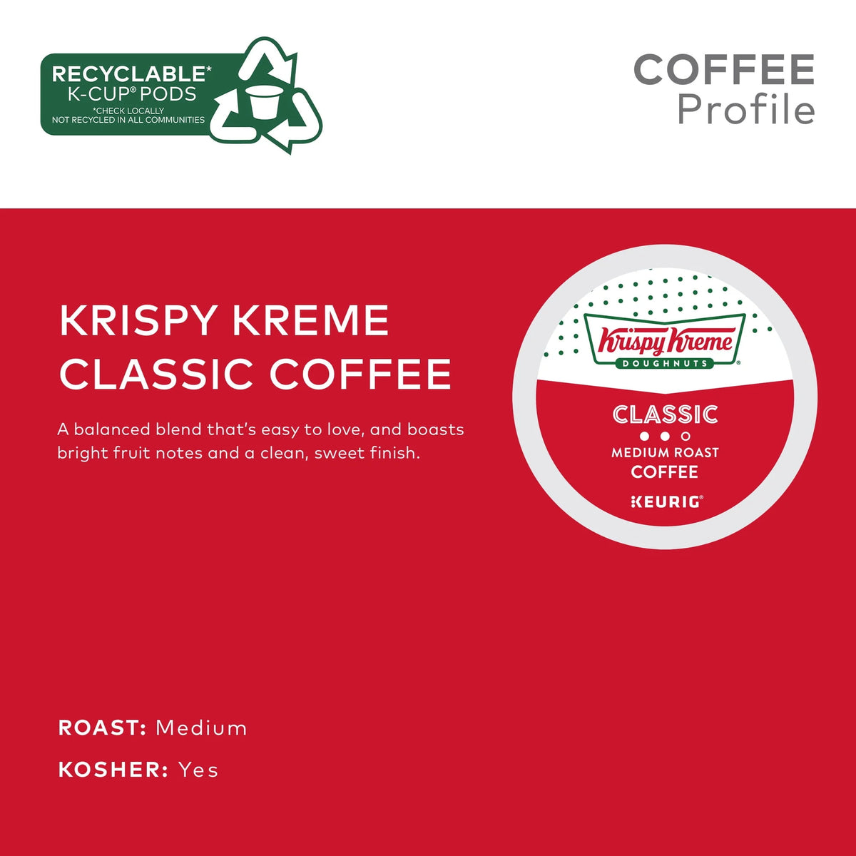 Medium Roast Coffee K-Cup Pods 24 Count B71063