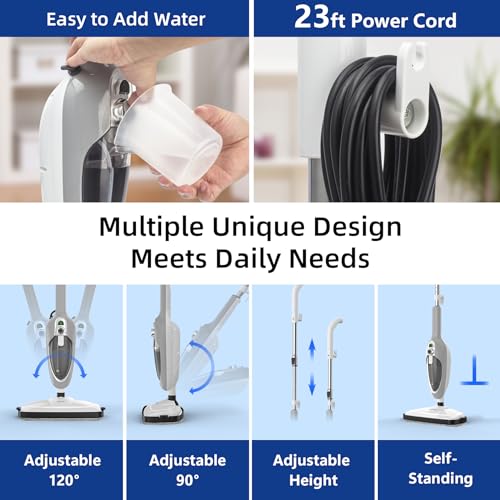 10-in-1 Handheld Steam Cleaner with 11 Accessories M979
