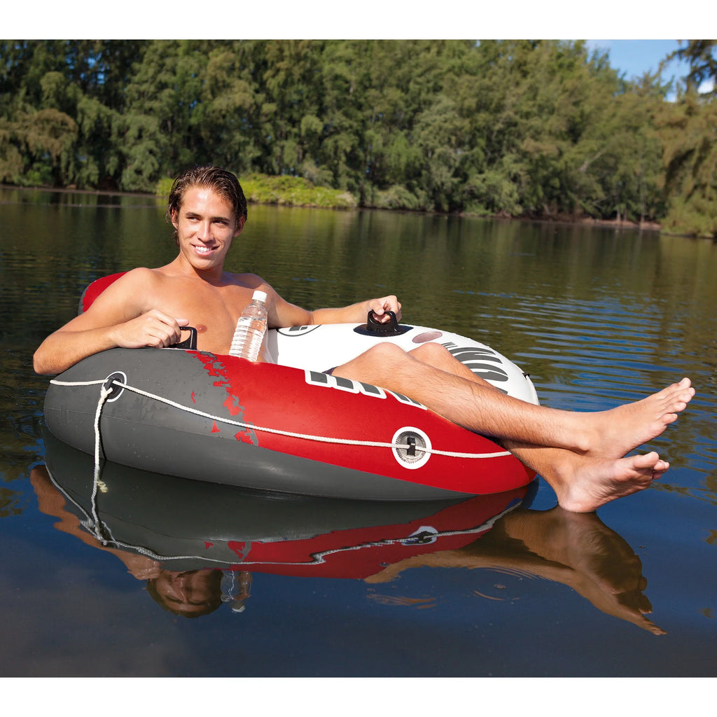 2 Person Inflatable River Float (6 Pack) + Single Tube (Pair) H33605