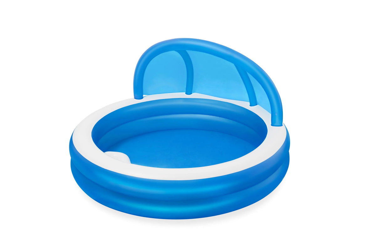 7'11 x 55 Inflatable Round Kiddie Pool with Sunshade Z92733