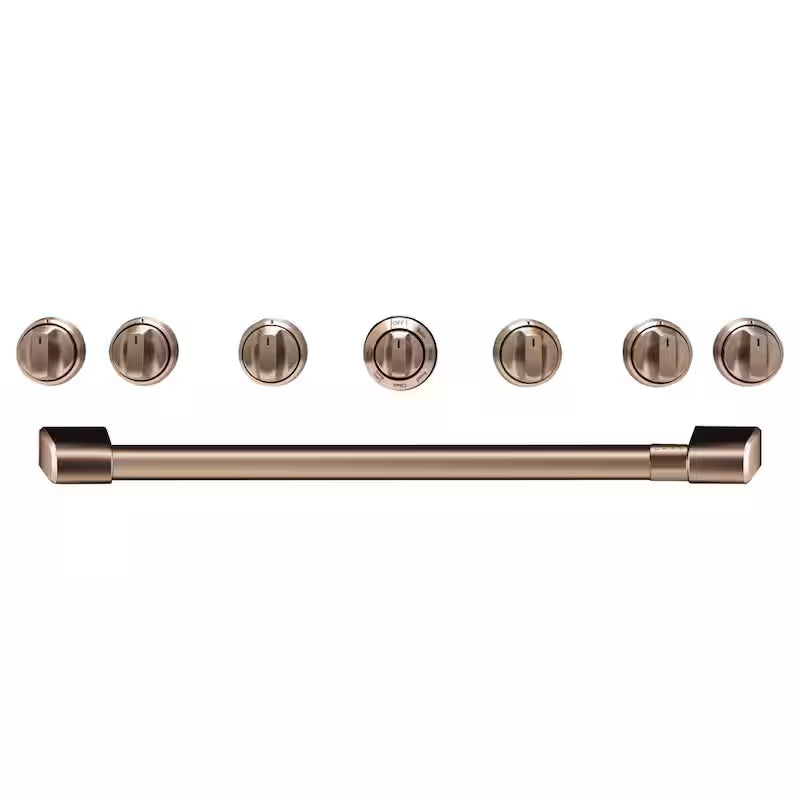 Brushed Copper Gas Range Handle and Knob Kit G804
