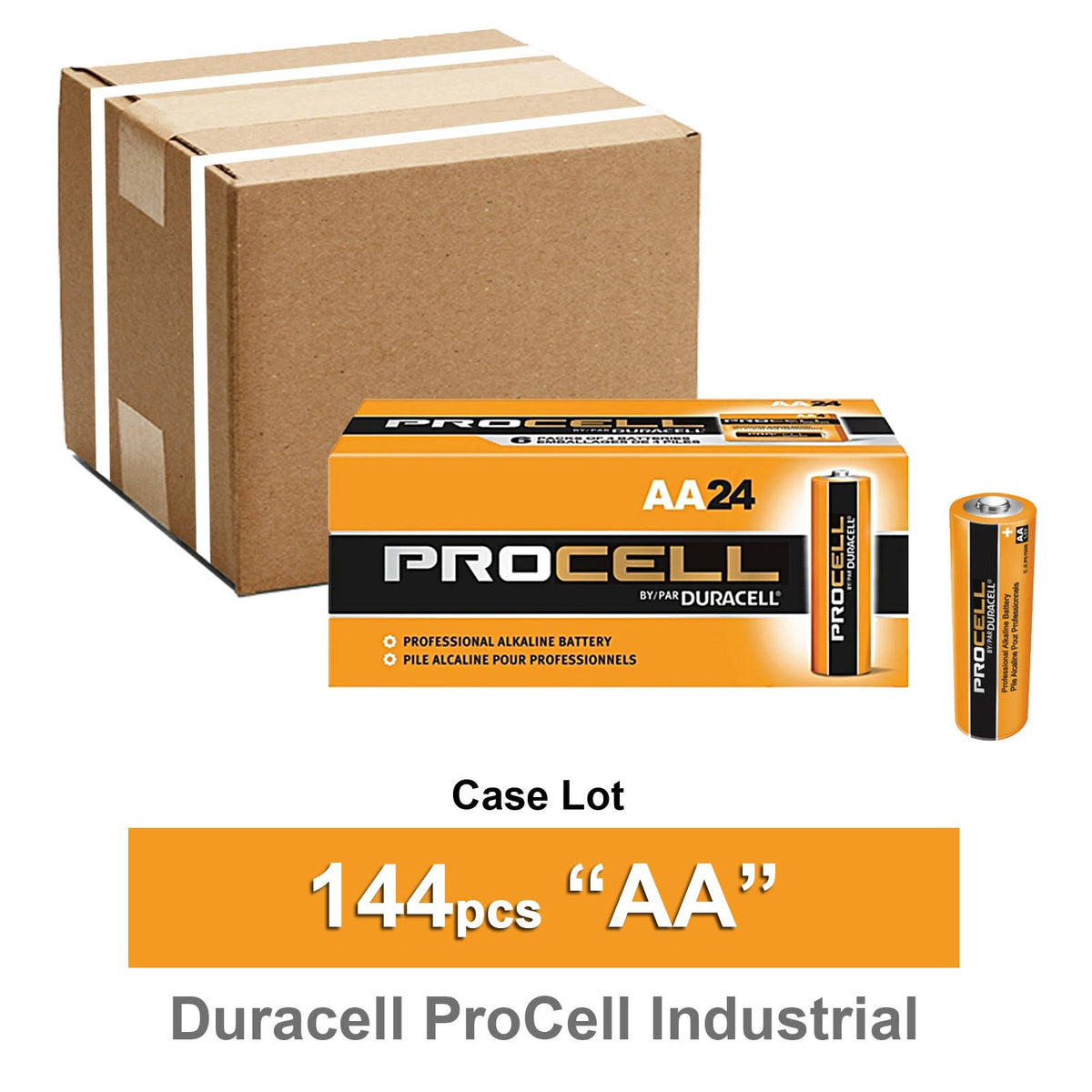 144pc Procell AA Industrial Batteries N1564