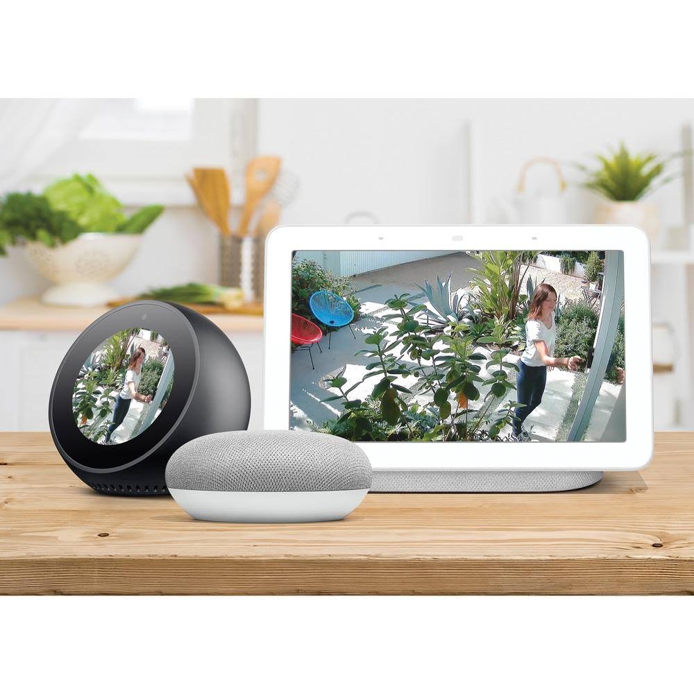 1080p Outdoor Floodlight Wi-Fi Camera Black D867