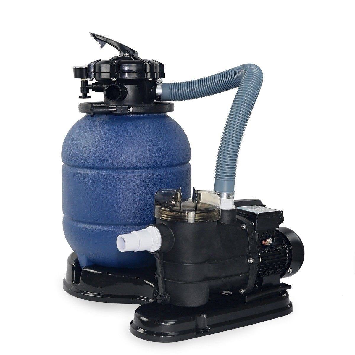 13x22 Sand Filter Above Ground Swimming Pool Pump with 3/4HP Water Pump C34727