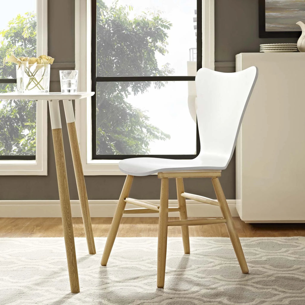 White Wood Dining Chair L66829