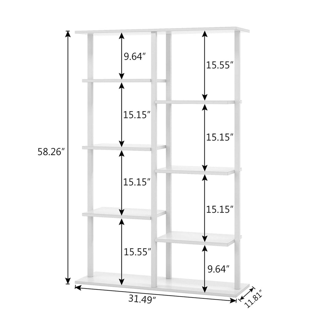 5-Tier Brown Bookcase M794127