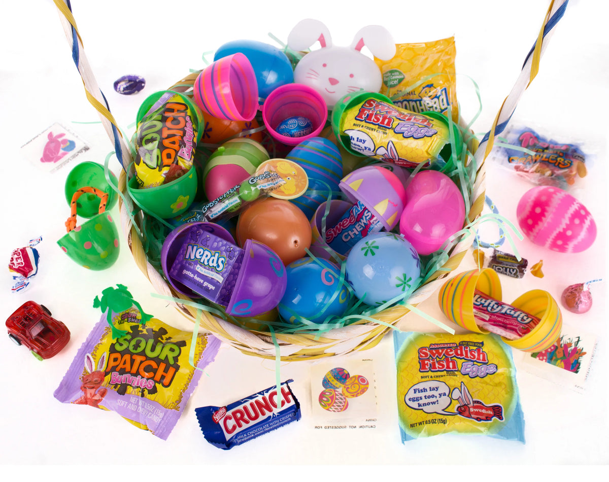 25 Pre-Filled Easter Eggs with Candy & Chocolate A796