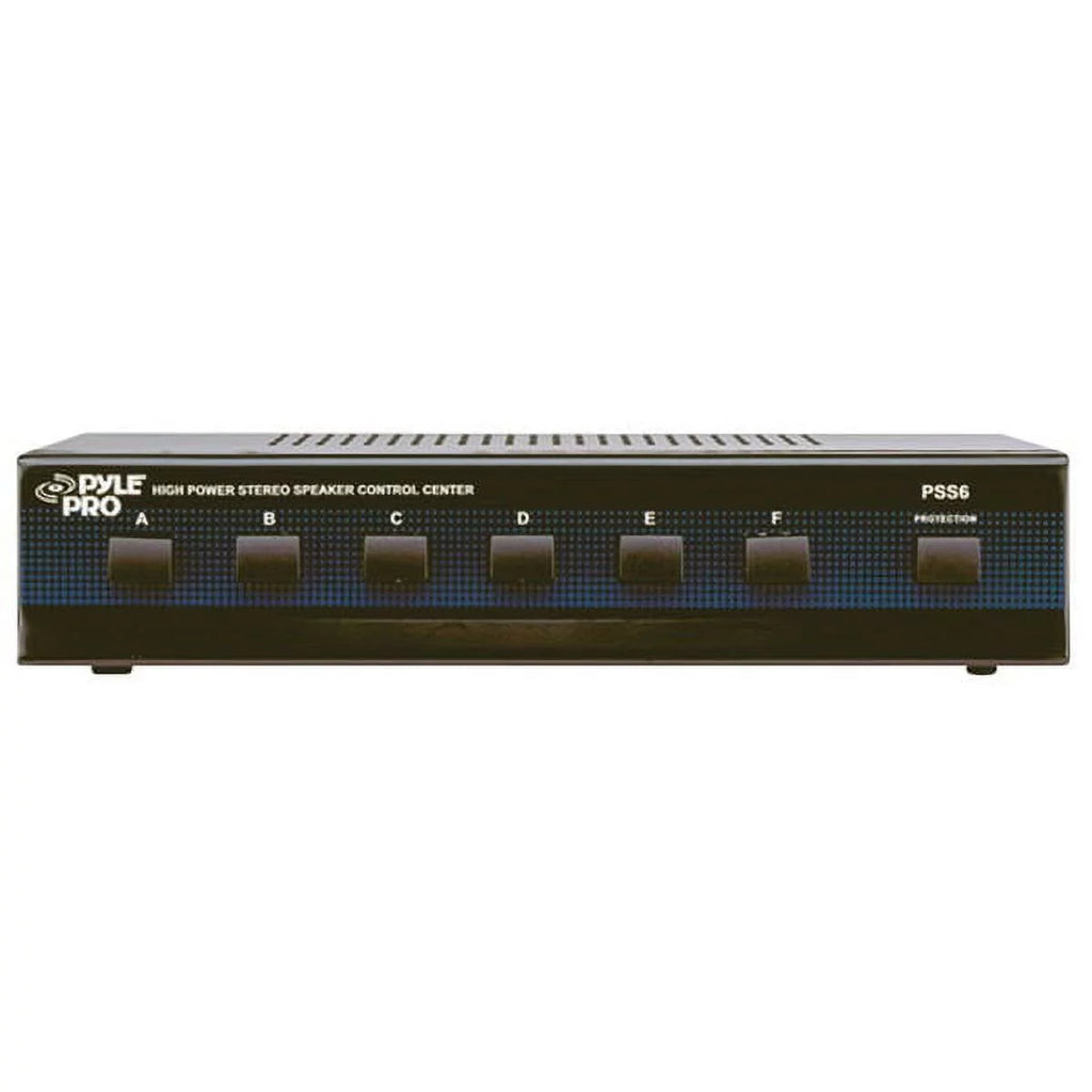 6 Channel High Power Stereo Speaker Selector W2688