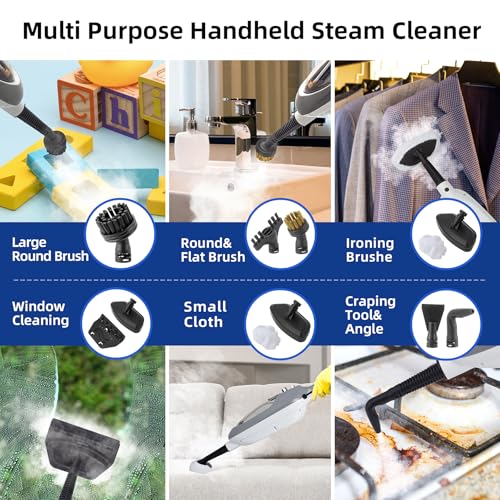 10-in-1 Handheld Steam Cleaner with 11 Accessories M979